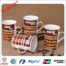 Cheap Ceramic Coffee Mug Wholesale/ Decorative Coffee Mugs With decor/ Drinking Water Cup